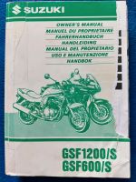 SUZUKI GSF 1200/S  600/S - Fahrerhandbuch Sachsen - Gröditz Vorschau