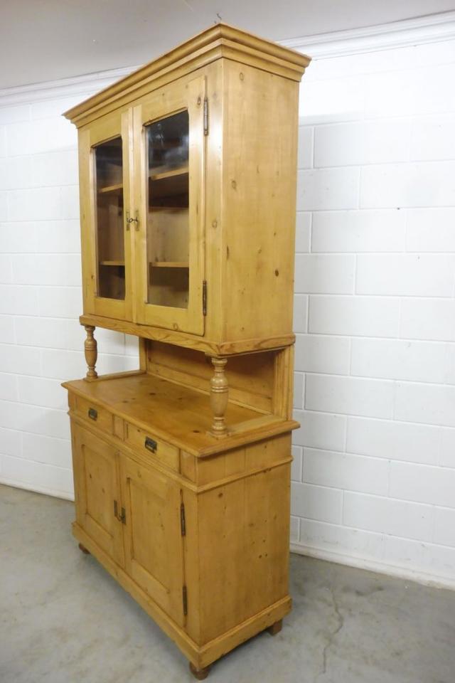 Antiker Buffetschrank Küchenschrank Vitrine Weichholz um 1880 in Nordhorn