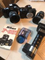 Nikon F-801 2 Stück inkl Zubehör Bayern - Fürth Vorschau