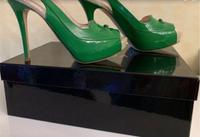 Escada Schuhe Sandalen Pumps grün Gr 38 NP 590 € NEU mit Karton Innenstadt - Köln Altstadt Vorschau