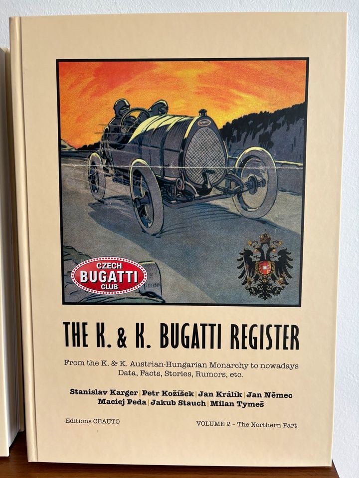 The K. & K. Bugatti Register, limitiert auf 500 Stk. in Chieming