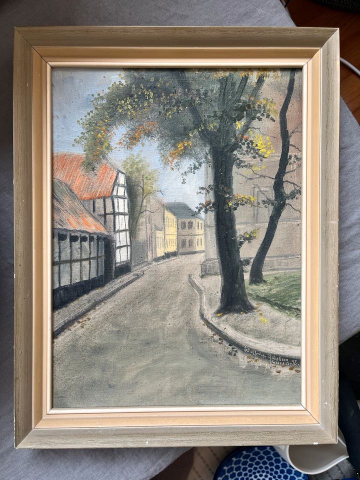 Gemälde Öl auf Leinwand Lund 1948 in Flensburg
