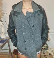 °•☆ Lederimitat Manteljacke mit Kapuze, Gr. L, Top °•☆ Sachsen - Delitzsch Vorschau