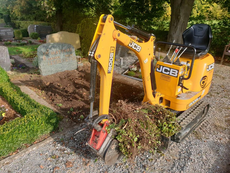 Mikrobagger Minibagger Dumper Rüttelplatten zu vermieten in Nieheim