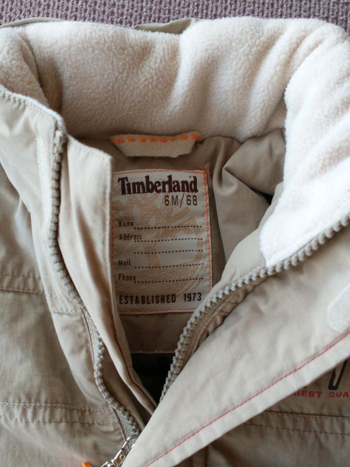 Timberland Babyjacke 68 gefüttert in Schifferstadt