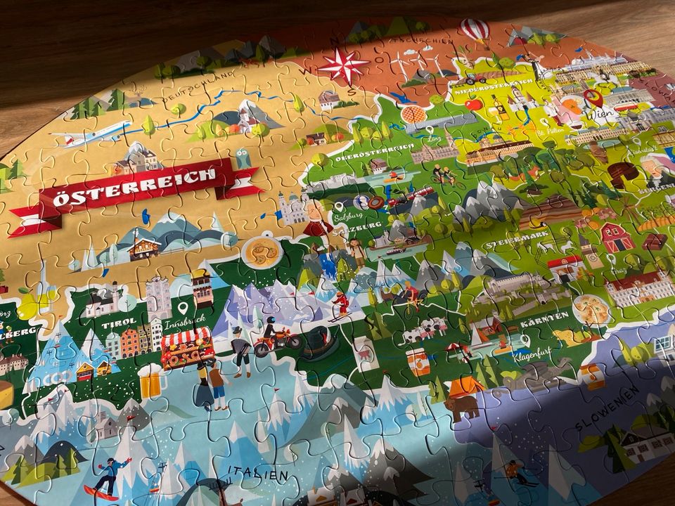 Österreich großes Puzzle wie neu in Hamburg