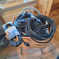 neuwertige Kabel für Boxen, mit 6,3 und Speaker Twist Niedersachsen - Marienhafe Vorschau