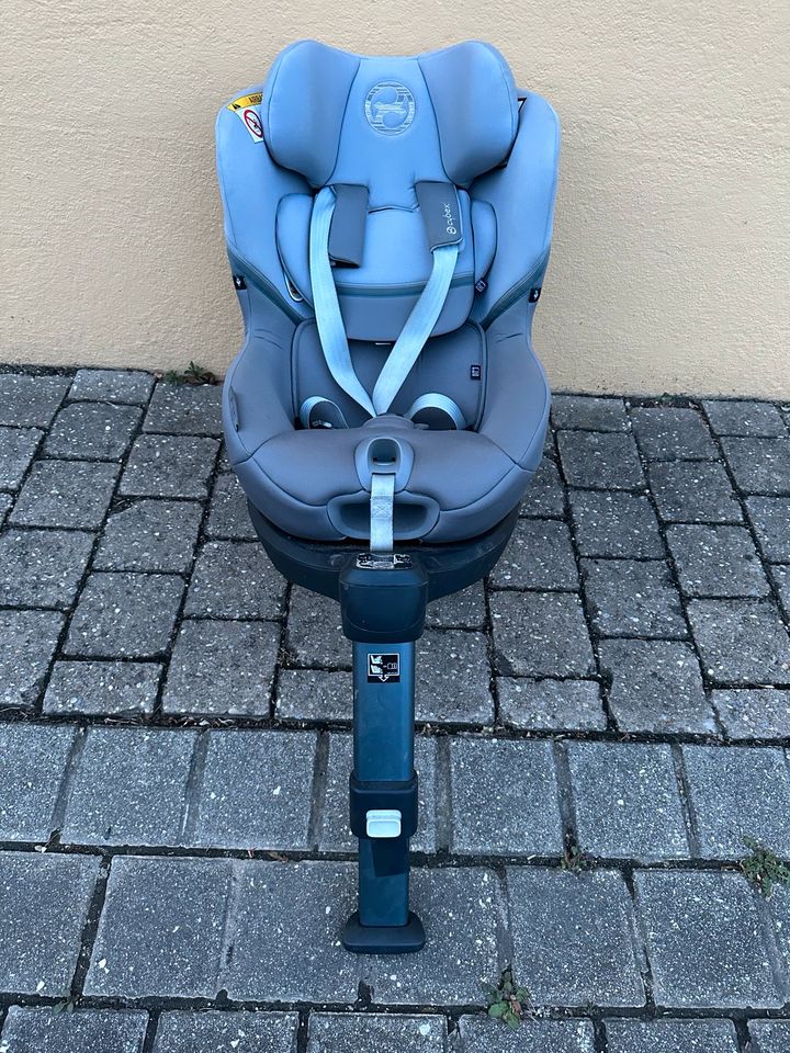 Kindersitz Reboarder Basis Cybex Sirona S i-Size grey Grau 360° in Barbing