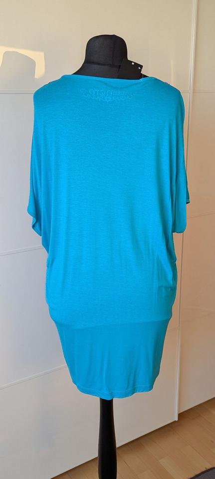 Neu Gr. 42 Tunika T - Shirt Badekleid Tuzzi blau gemustert in Forchheim