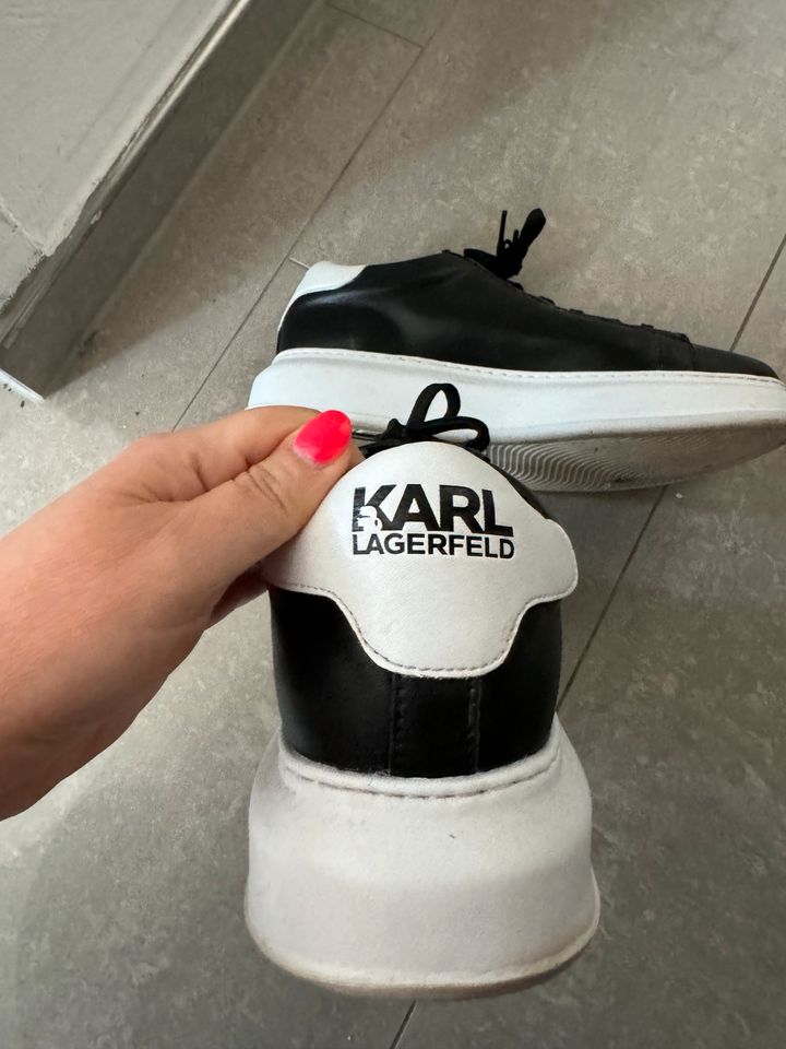 Karl Lagerfeld Sneaker, Schwarz, Herren in Lübeck