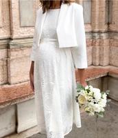 Umstandsbrautkleid Gr38 mit Bolero Hessen - Amöneburg Vorschau