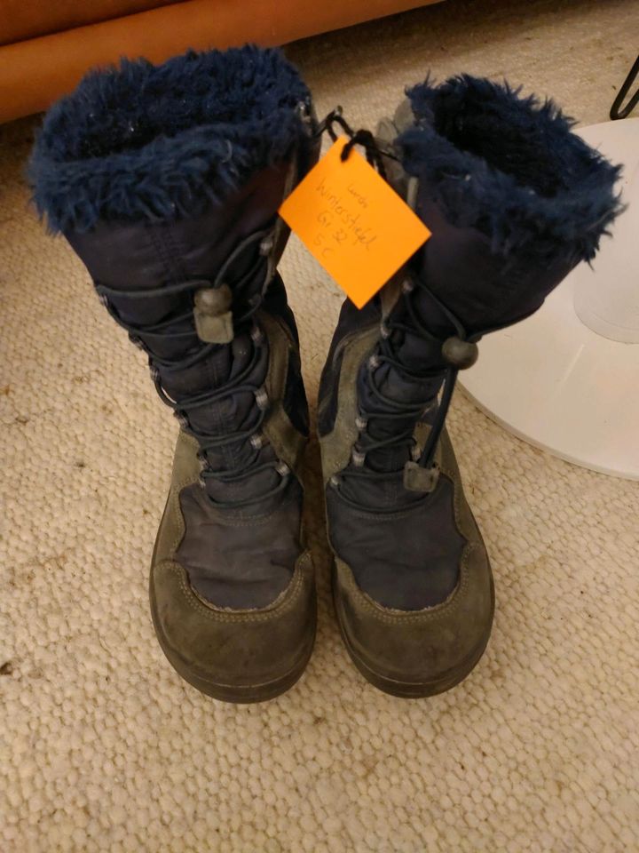 Winterstiefel, Gr. 32, Lurchi, gefüttert in Hohen Neuendorf