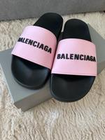Balenciaga Badelatschen Pool Slides Pink rosa schwarz Berlin - Steglitz Vorschau