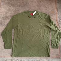 Supreme Collar Logo L/S longsleeve L olive FW23 Duisburg - Duisburg-Mitte Vorschau