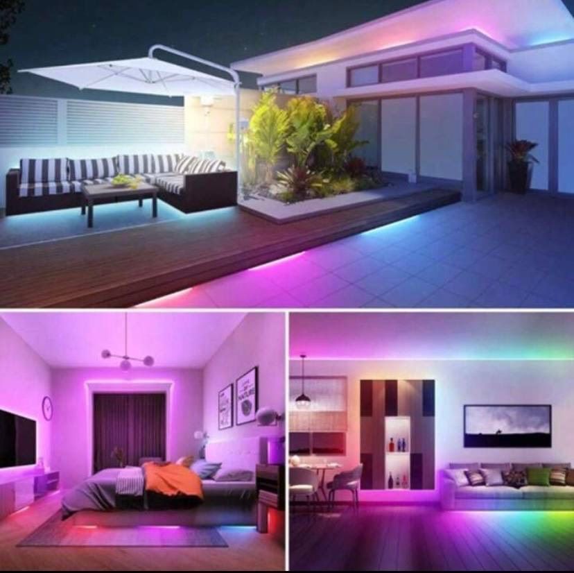 LED STRIP 10-20-30m USB 5050RGB mit Fernbedienung in Filderstadt