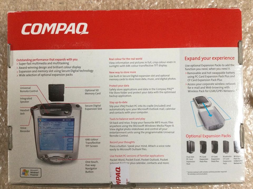 Compaq iPaq 3900 pocket pc mit viel Zubehör in Illertissen