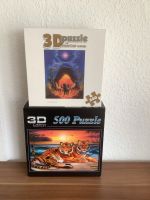 2x 3 D Effekt Puzzle, 500 Teile, Pferde, Tiger Nordrhein-Westfalen - Drolshagen Vorschau