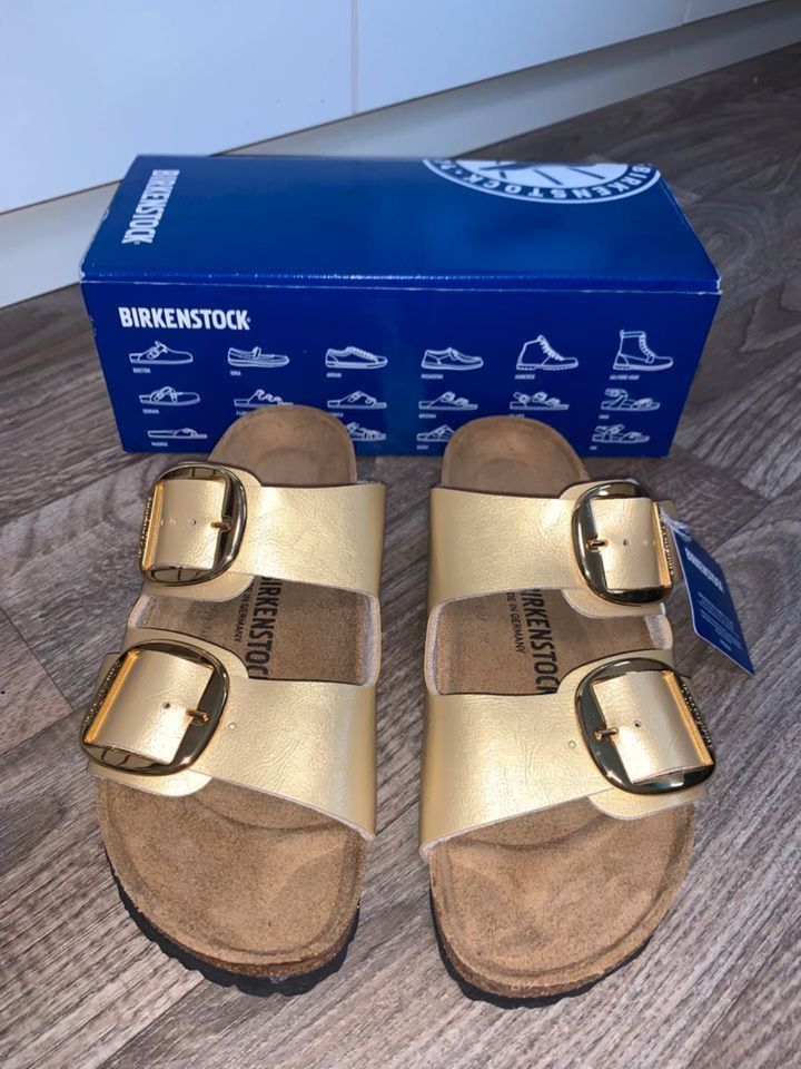 Neu Birkenstock Arizona Big Buckle Gr.41 Gold Festpreis! in Kaiserslautern