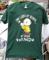 Snoopy T-Shirt grün rundhals unisex S - Leben besser mit Hund NEU Nordrhein-Westfalen - Ratingen Vorschau