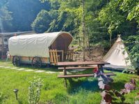 Ferienhaus am See Littel Ranch Planenwagen Zelt Thüringen - Dermbach Vorschau