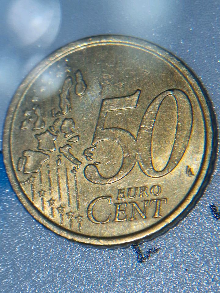 50 Cent Euro Münzen Münze Italien Sammlermünzen 2002 in Ronnenberg