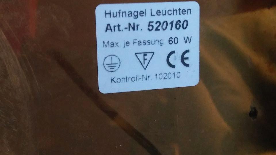 Deckenleuchte Vintage messingfarben 5-flammig von Hufnagel in Waldkirch