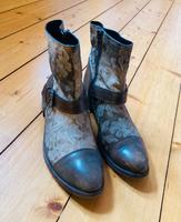 Boots Stiefelette Leder Vero Cuoio Floral Beige Braun Gr. 39,5 Hessen - Marburg Vorschau