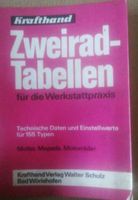 Zweirad Tabellen für die Werkstattpraxis mit Technischen Daten un Hessen - Marburg Vorschau