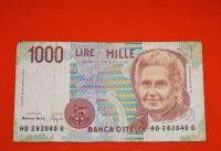 Italien - 1000 Lire Banknote 1990. Bayern - Gochsheim Vorschau