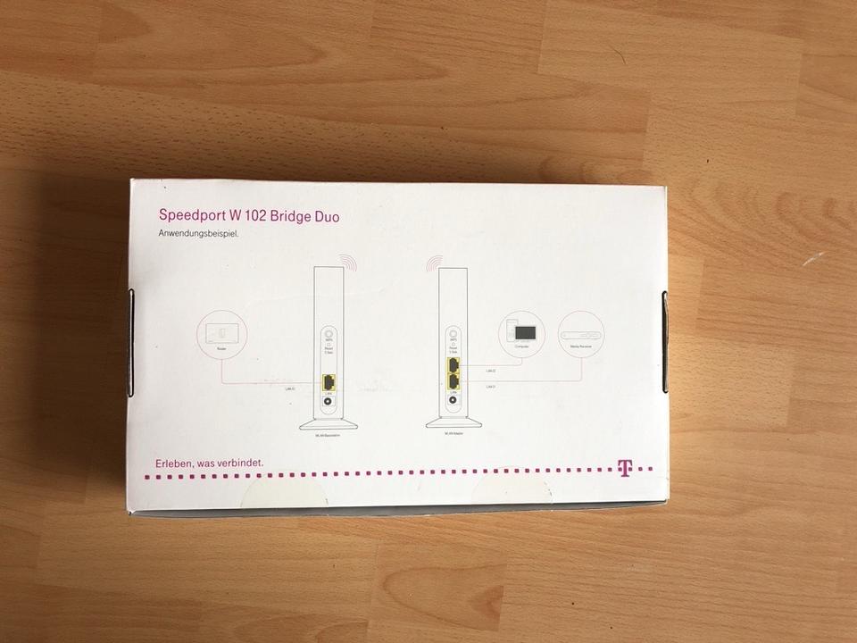 Telekom SPEEDPORT W 102 Bridge Duo WLAN Adapter Media Receiver in Magdeburg