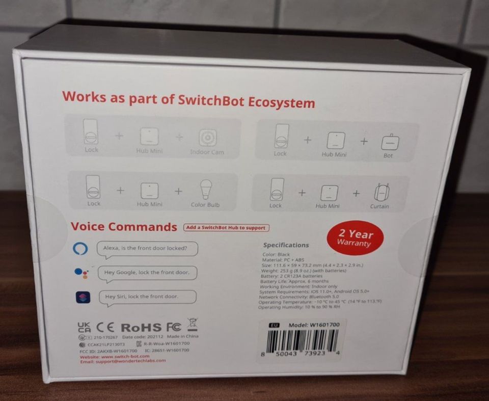 SwitchBot Smart Lock schwarz elektronisches Türschloss (NEU) in Karlsruhe