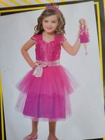 KARNEVAL: Barbie-Prinzessin-Kostüm + Barbie-Kleid Gr.128/134 Nordrhein-Westfalen - Löhne Vorschau
