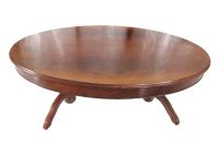 Couchtisch Sofatisch Holz oval HxLxB 49x133x100cm Wohnzimmertisch Saarland - Illingen Vorschau