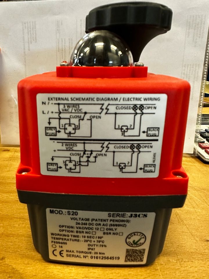 J+J Elektroschwenkantrieb J3CS - S20 in Essenbach