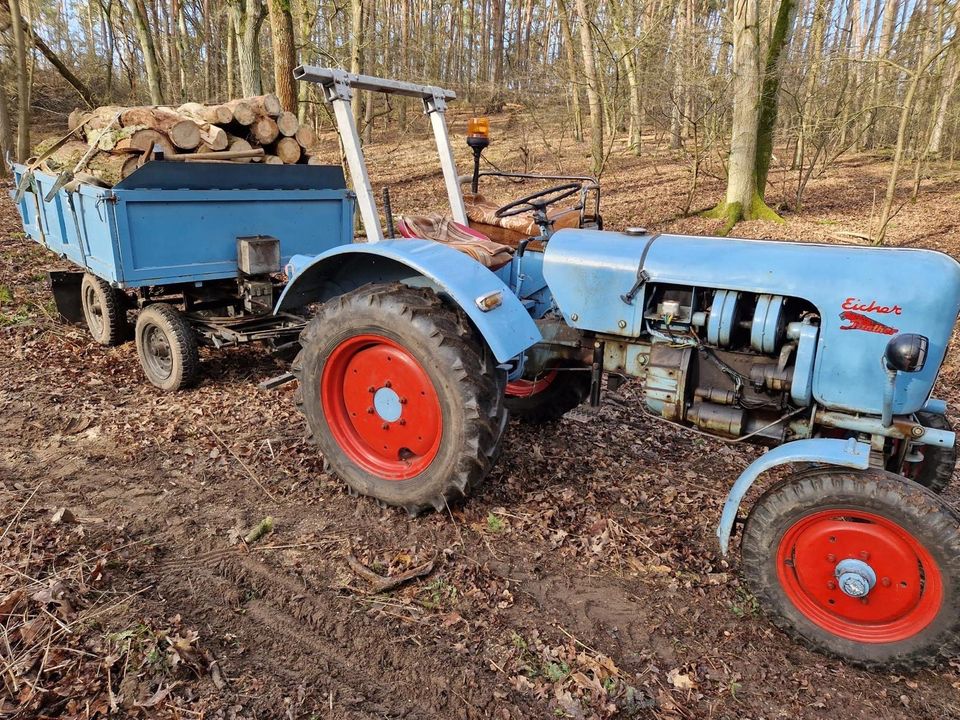 Trecker mit Anhänger in Gransee