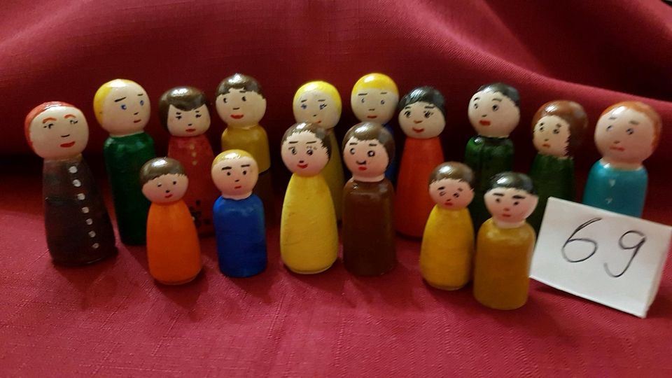 Aufstellungsfiguren für d. systemische Familienbrett in Barth