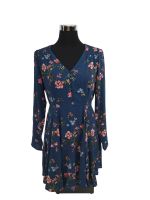 ONLY Kleid Damen Onlclaire L/S Short Dress WVN  langarm blau Blum Nordrhein-Westfalen - Velbert Vorschau