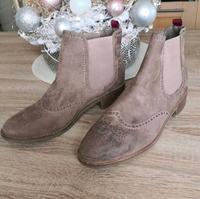 Graceland Stiefeletten Stiefel Schuhe beige Used 40 Bayern - Heroldsberg Vorschau