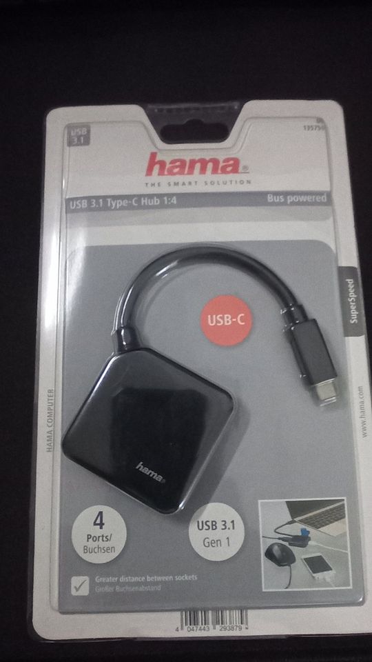 hama USB 3.1 Type-c Hub 1:4 in Leutershausen