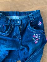 Jeans mit Blumen Stickerei 122/128 blau Mädchen Sachsen - Chemnitz Vorschau