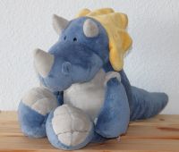 Nici Stofftier Kuscheltier Dino Triceratops blau gelb ca. 50 cm Niedersachsen - Hildesheim Vorschau