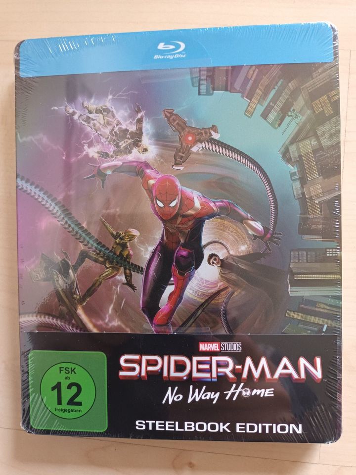 Spider-Man - No Way Home Blu-ray Steelbook, Deutsch Neu+OVP in Karlsruhe