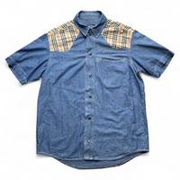 (M) Vintage Burberry Hemd Kurzarm Blau mit Burberry Muster Baden-Württemberg - Gernsbach Vorschau