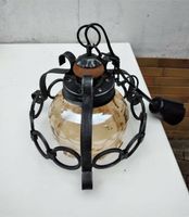 Lampe mit Glasschirm  Schmiedeeisen Thüringen - Breitenworbis Vorschau