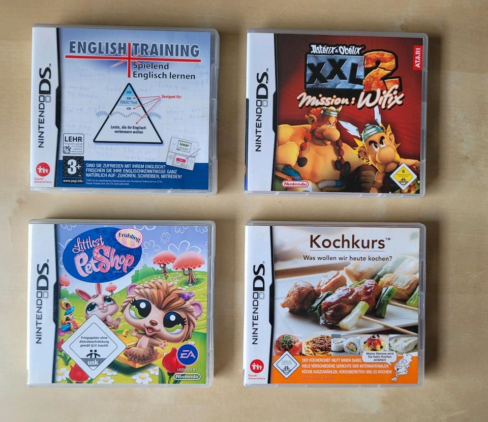 Nintendo DS Spiele - mit Tasche und Spielhüllen in Geeste