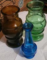 DDR Glas - Vasen braun/grün/blau Sachsen-Anhalt - Magdeburg Vorschau