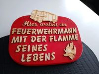 Feuerwehr Dekoration Türschild Nordrhein-Westfalen - Stolberg (Rhld) Vorschau
