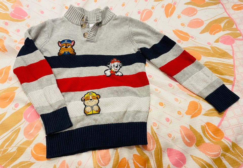 C&A Pulli Pullover Sweatshirt Monster Paw Patrol 122 128 NEUw. in St. Ingbert