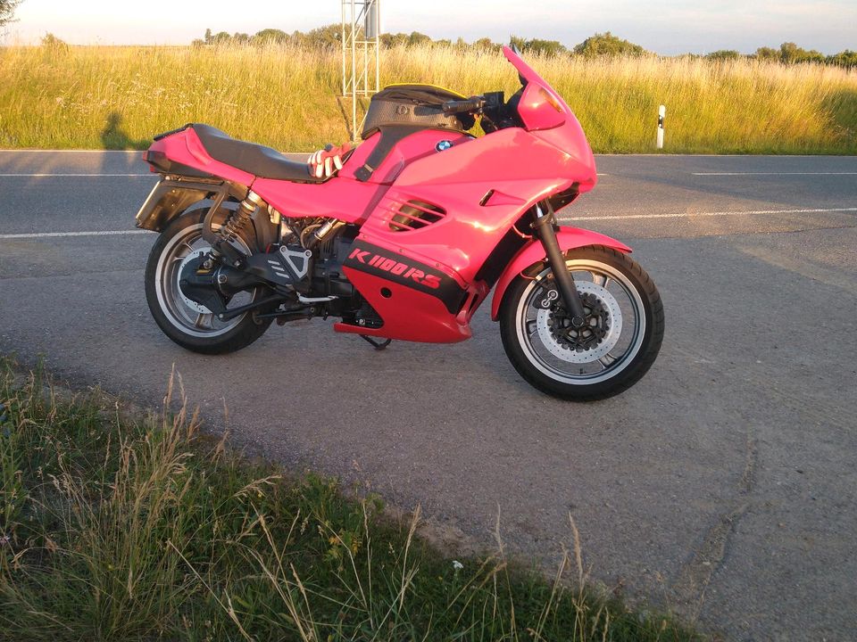 BMW K1100 RS rot, Koffer, TÜV 08/25 in Gärtringen