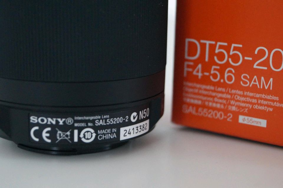 Sony objektiv DT55 -200 F4-5.6 SAM A mount in Sigmaringen